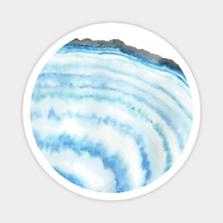 Watercolor geode Magnet